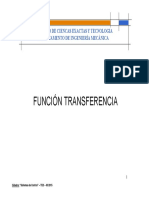 CL03 Función Transferencia Modelado y Análisis de Sistemas 2015