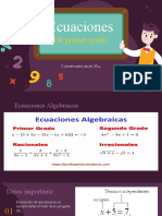 Ecuaciones de Primer Grado