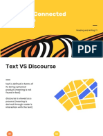 Text As A Connected Discourse