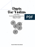 126833758 Suzuki Violin Duets 2º Violin Vol 1 2 3