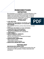 Bronchiectasis & Cystic Fibrosis