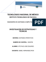 Investigación de estrategias y técnicas