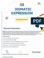 Idiomatic Expression 02: Presented by Rama