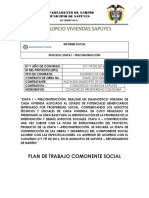 Plan de Trabajo Componente Social