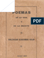 Baltasar Izaguirre Rojo Poemas de La Vida y de La Muerte