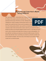 Reviews in Managing Through Crisis How To Market During COVID-19, The Impact of Covid 19 On Businesses and Kapuso Mo, Jessi