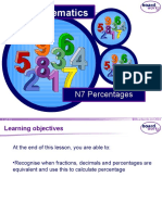 Boardworks LTD 2004 1 of 58 ks3 Mathematics n7 Percentages