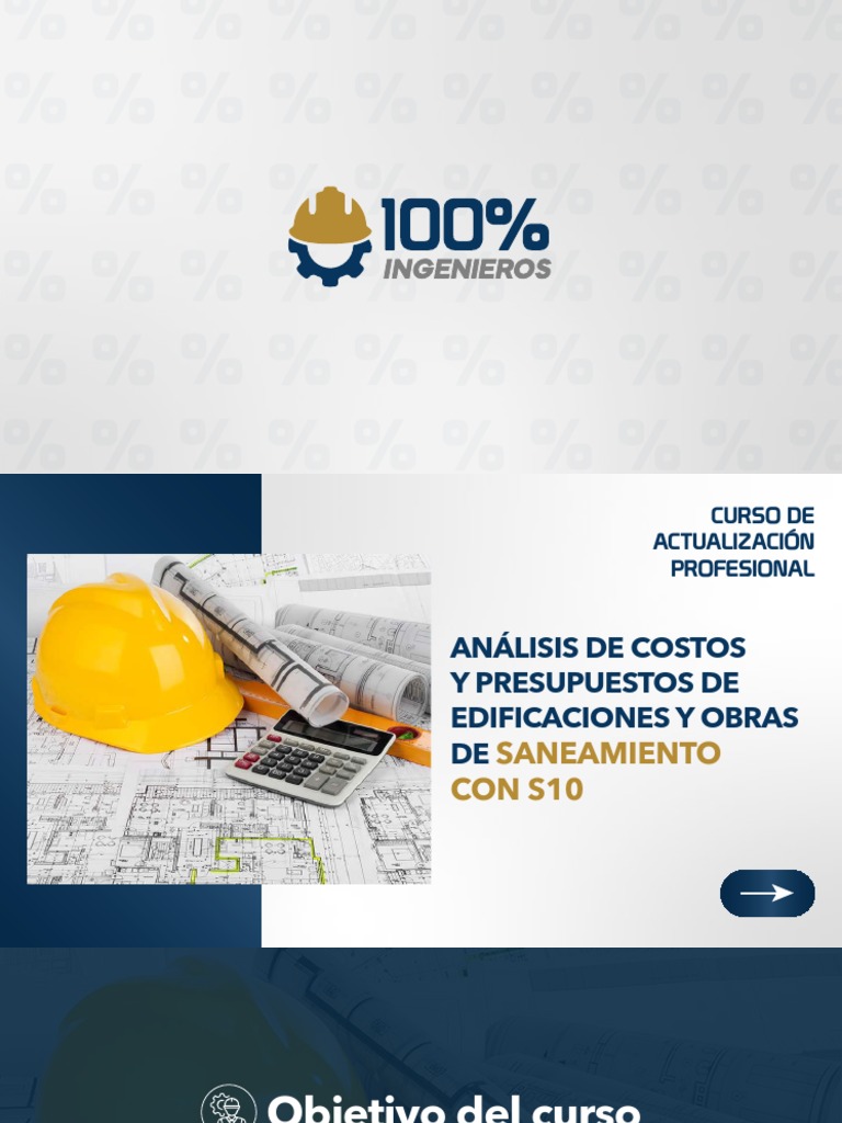 Brochure - ANALISIS DE COSTOS Y PRESUPUESTOS CON S10 - 2022 | PDF ...