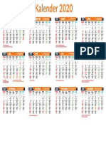 Template Kalender 2020 X7 Webagus Id