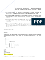 Ejercicios de financiamiento resueltos y propuestos