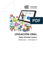 Manual Unidad 3 - Litigación - Oral
