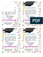 Invitacion de Graduacion Primaria