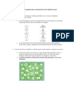 Estándares Curriculares para Matemáticas en Preescolar