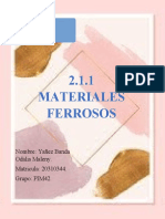2.1.1 Materiales Ferrosos