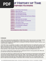 A Brief History of Time | PDF | Metaphysics | Physical Sciences