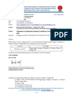 Submission of Engineering Geological Conditions of Headrace Tunnel of Tangir HPP