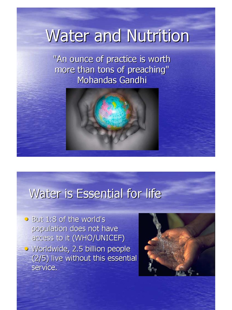 Water and Nutrition Only] Water Resources Agriculture