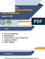 Emergency Meeting With Grade Level Chairperson: Cayetano Topacio Es