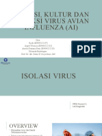 Isolasi, Kultur Dan Deteksi Virus Avian Influenza (AI)