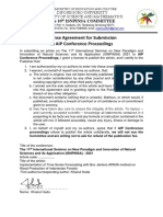 License Agreement For Submission To AIP Conference Proceedings