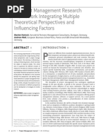 PM Research Framework