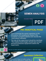 Pre-analytical Semen Analysis