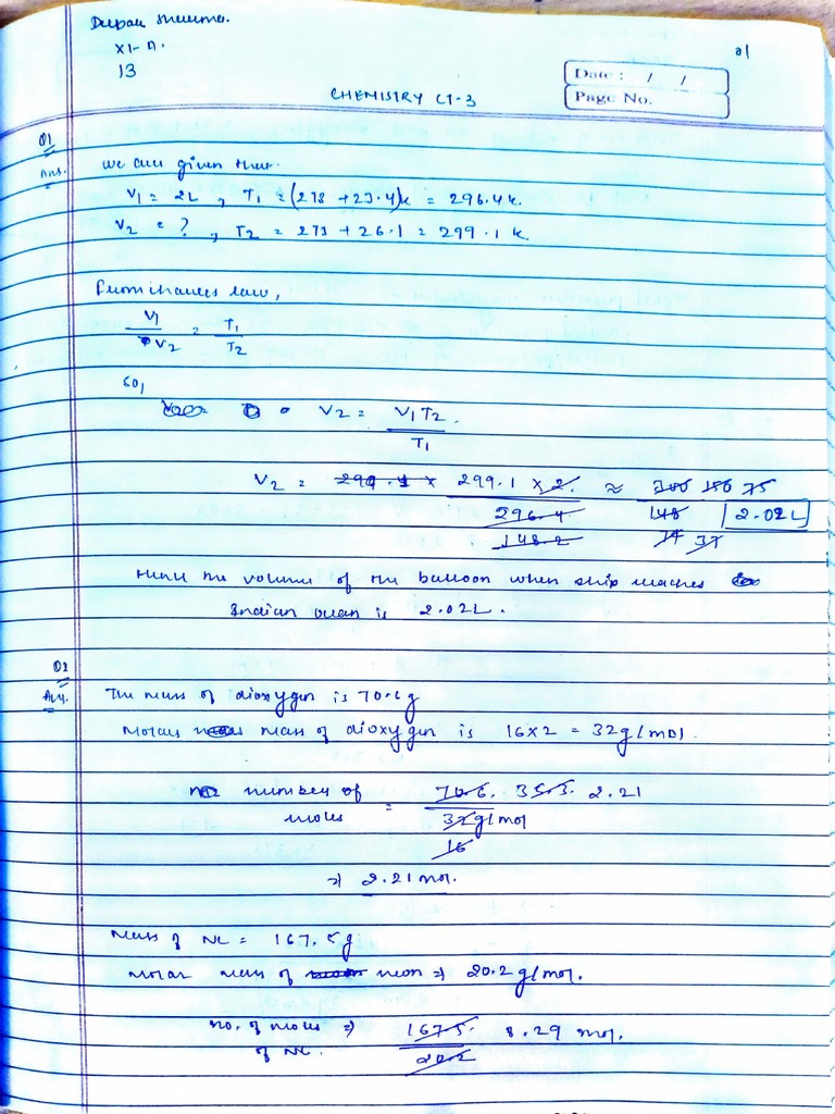 Deepak Sharma Chemistry CT3 | PDF
