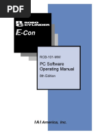 PC Software Operating Manual: RCB-101-MW