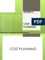 Lect 2 - Cost Planning