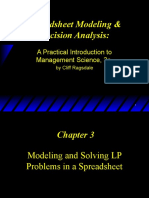 Spreadsheet Modeling & Decision Analysis:: A Practical Introduction To Management Science, 3e