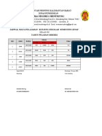 Jadwal Kunjung Sekolah Kelas X Dan Xi Sheet 4
