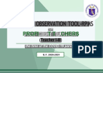 (Appendix 3) COT-RPMS For T I-III SY 2020-2021 in The Time of COVID-19