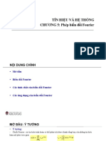 Tín Hiệu Và Hệ Thống CHƯƠNG 5: Phép biến đổi Fourier