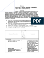 Team Second Project Rubric Ist 520