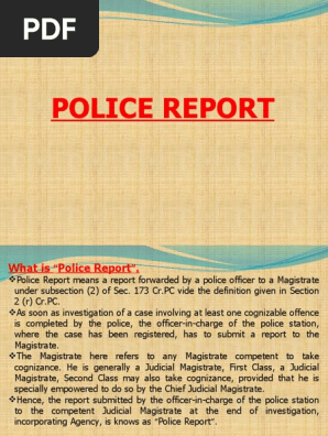 Police Report