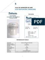 Ficha Técnica de Valvula de Ventilación - 2021