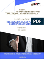 Modul 4 JK Melakukan Pemilihan Penyedia Level 1