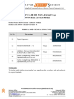 COA - MOFS - Calcium Carbonate Medium and Coarse