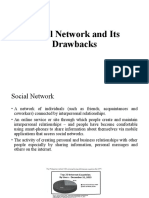 Social Network and Its Drawbacks