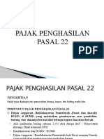 Pajak Penghasilan Pasal 22