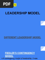 Lesson 5 Leadership Model