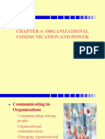 Chapter 8 Organizational Communication and Power