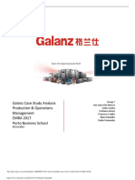 Galanz Case Study Analysis Production & Operations Management EMBA 2017 Porto Business School