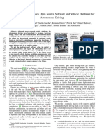 Bridging The Gap Between Open Source Software and Vehicle Hardware For Autonomous Driving