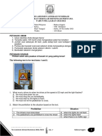 Tes Asesmen Literasi Numerasi Tingkat Sekolah Menengah Pertama TAHUN PELAJARAN 2021/2022