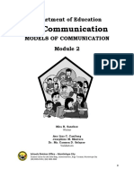 2.0 EDITED Module 2 Models of Communication Edited
