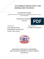 Defective Design Detection and Seperation System Major Project Report