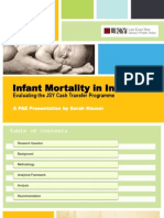 Infant Mortality in India: Evaluating The JSY Cash Transfer Programme