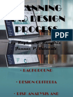 Planning and Design Process: by Rayhan G. Rangiris Junnaz P. Balacuit