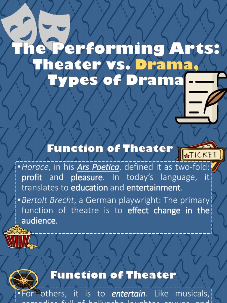 Drama vs. Theater | Download Free PDF | Play (Theatre) | Theatre